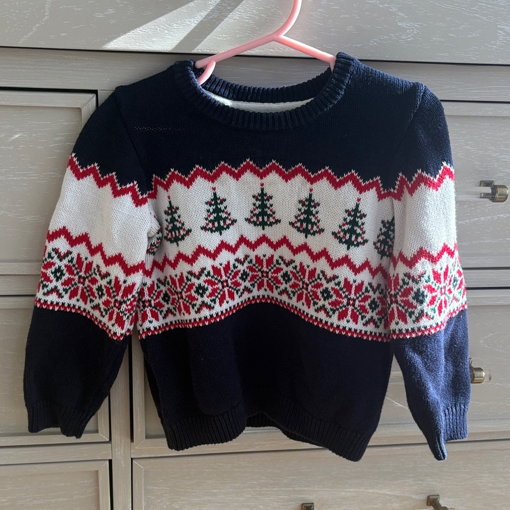 Janie & Jack Christmas Tree Sweater